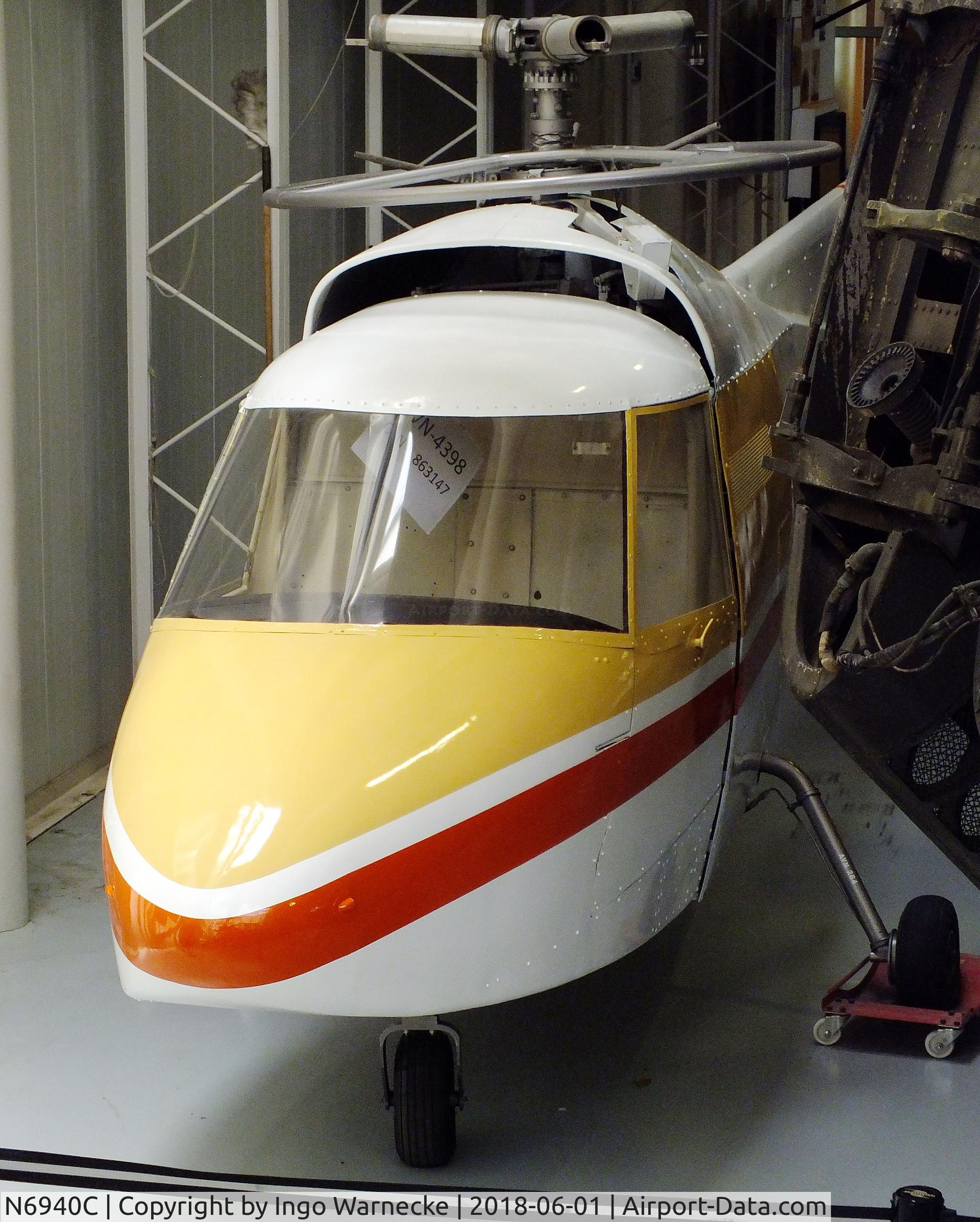 N6940C, 1959 Lockheed CL-475 C/N not known, Lockheed CL-475 (minus rotor blades) at the US Army Aviation Museum, Ft. Rucker
