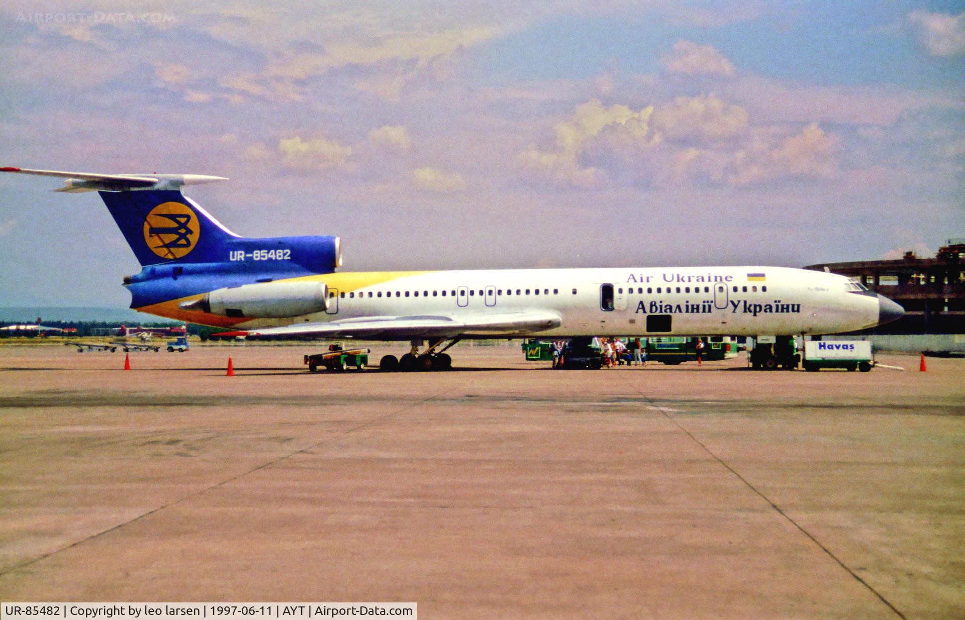 UR-85482, 1981 Tupolev Tu-154B-2 C/N 81A482, Antalya 11.6.1997