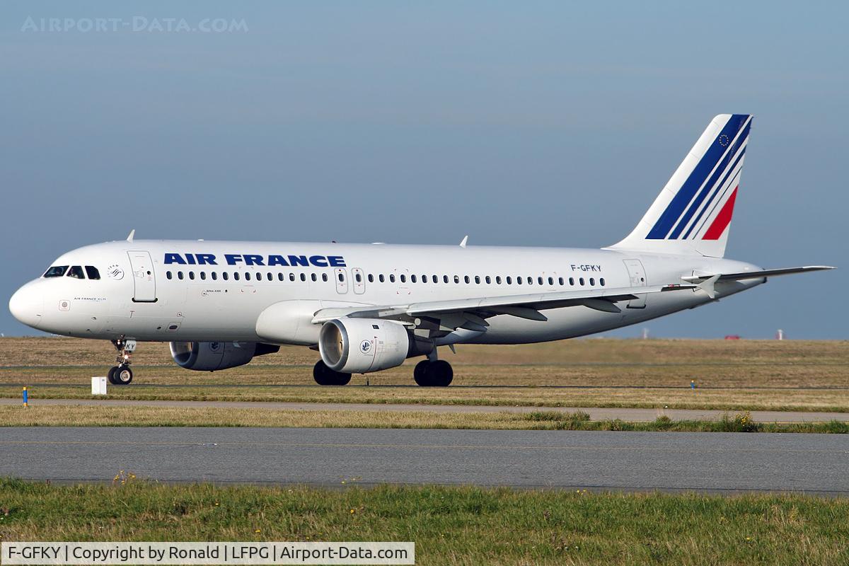 F-GFKY, 1991 Airbus A320-211 C/N 0285, at cdg