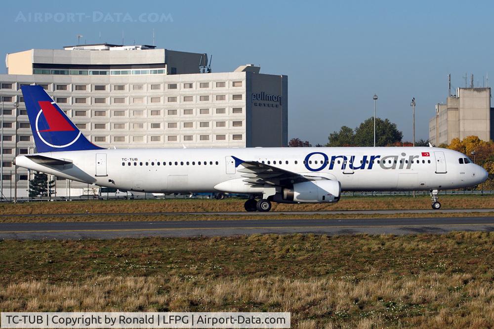 TC-TUB, 1996 Airbus A321-131 C/N 604, at cdg