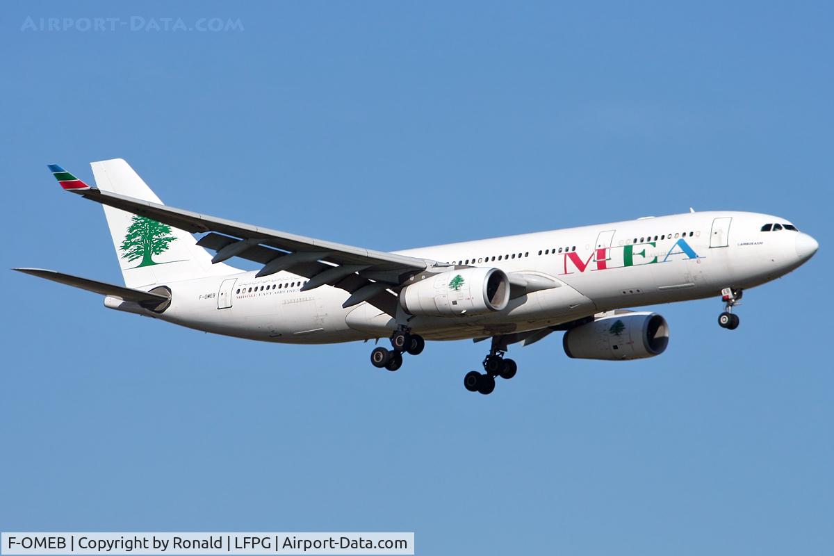 F-OMEB, 2003 Airbus A330-243 C/N 529, at cdg