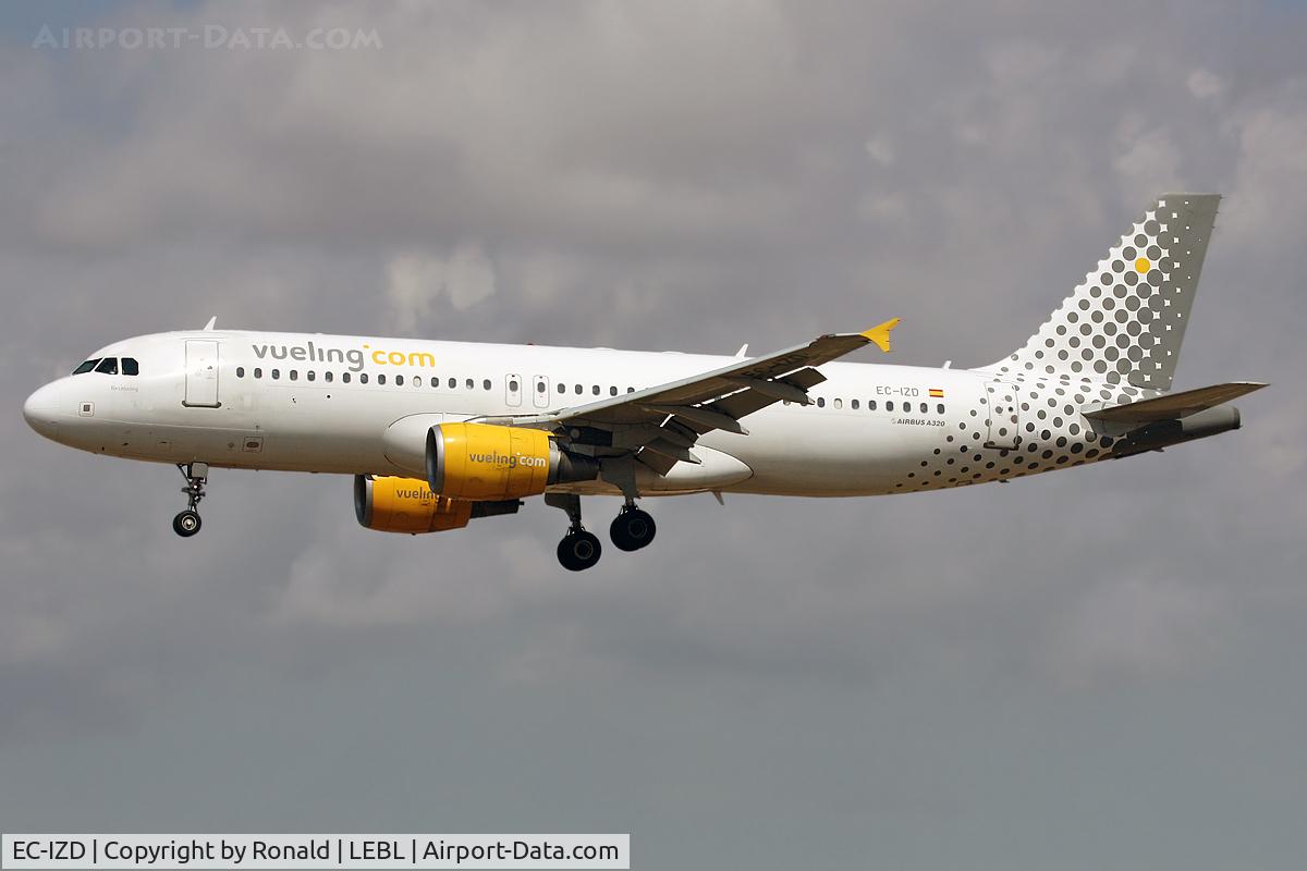 EC-IZD, 2004 Airbus A320-214 C/N 2207, a el prat