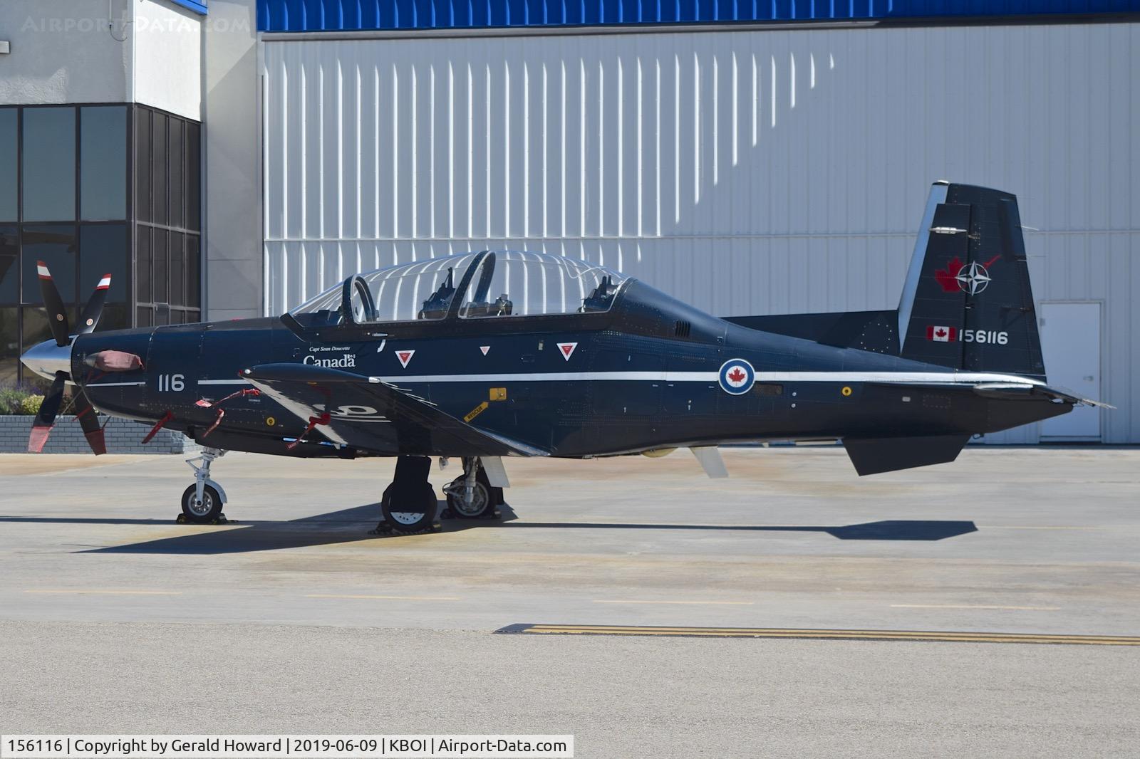 156116, Raytheon CT-156 Harvard II C/N PF-16, On north GA ramp.