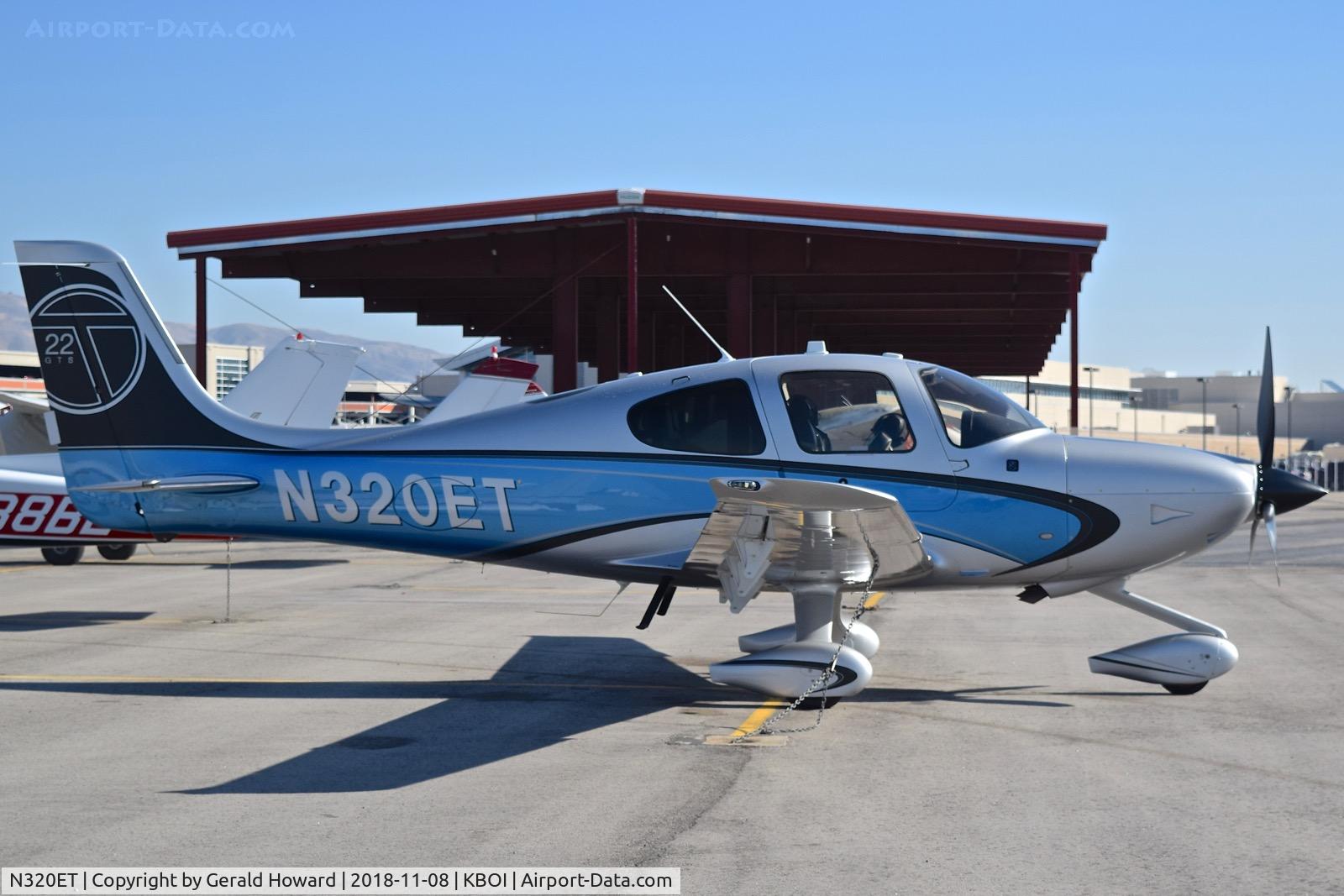 N320ET, 2014 Cirrus SR22T C/N 0792, Parked on north GA ramp.