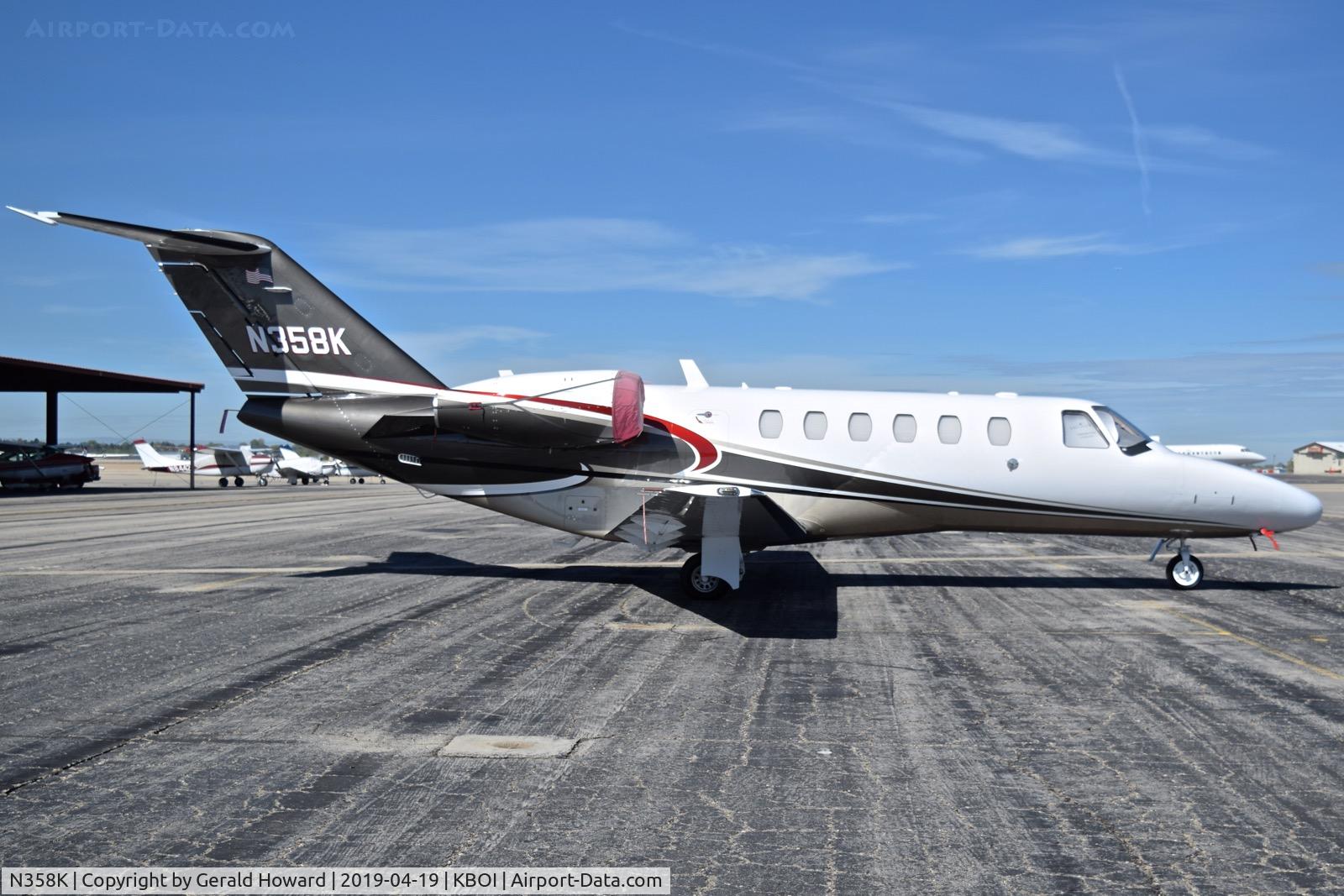 N358K, 2010 Cessna 525A  Citation CJ2+ C/N 525A0475, Parked on north GA ramp.