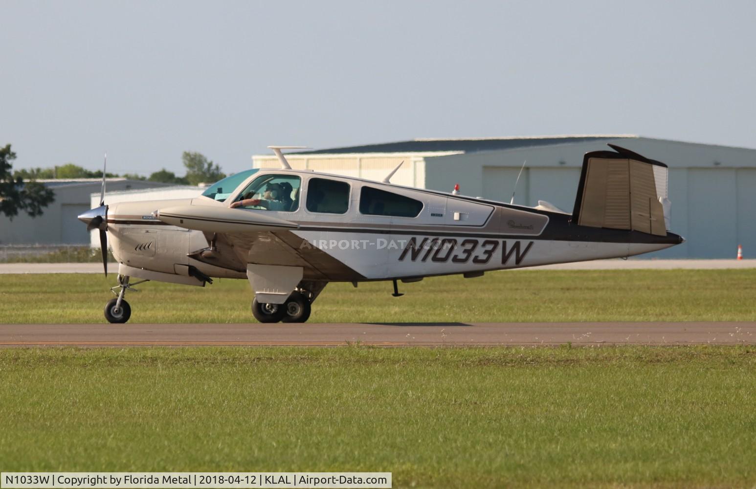 N1033W, 1973 Beech V35B Bonanza C/N D-9455, SNF LAL 2018