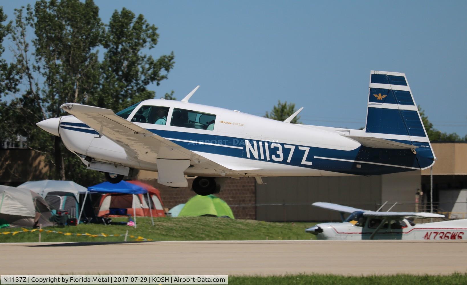 N1137Z, Mooney M20J 201 C/N 24-1628, EAA OSH 2017
