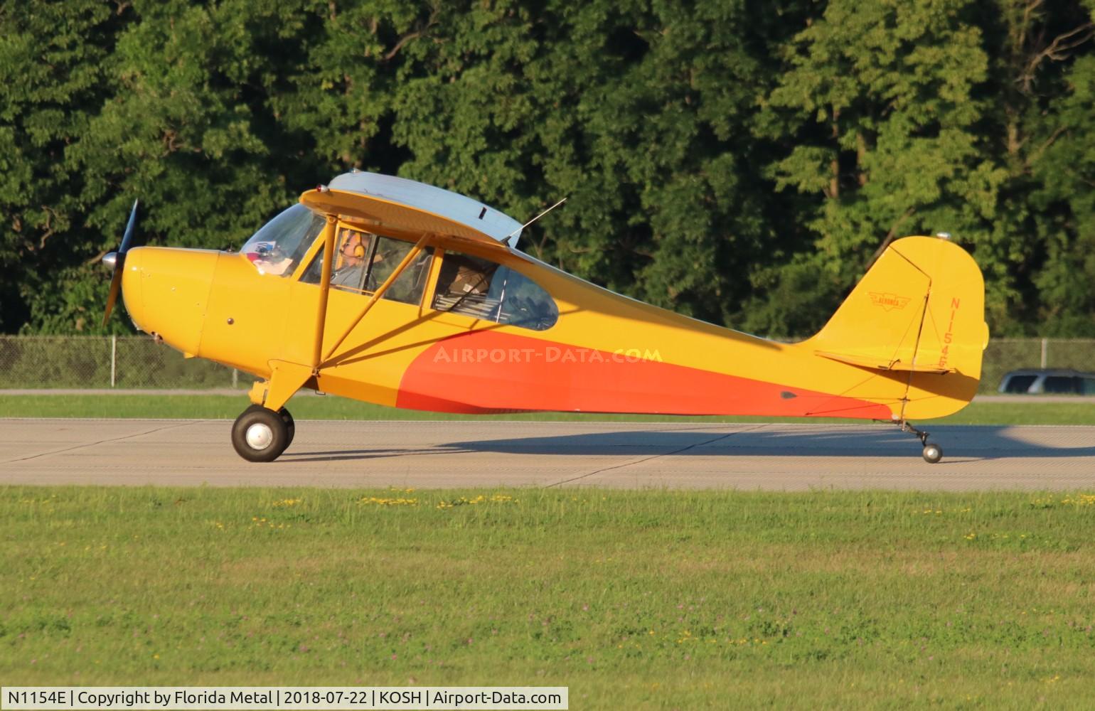 N1154E, 1946 Aeronca 7AC Champion C/N 7AC-4710, EAA OSH 2018