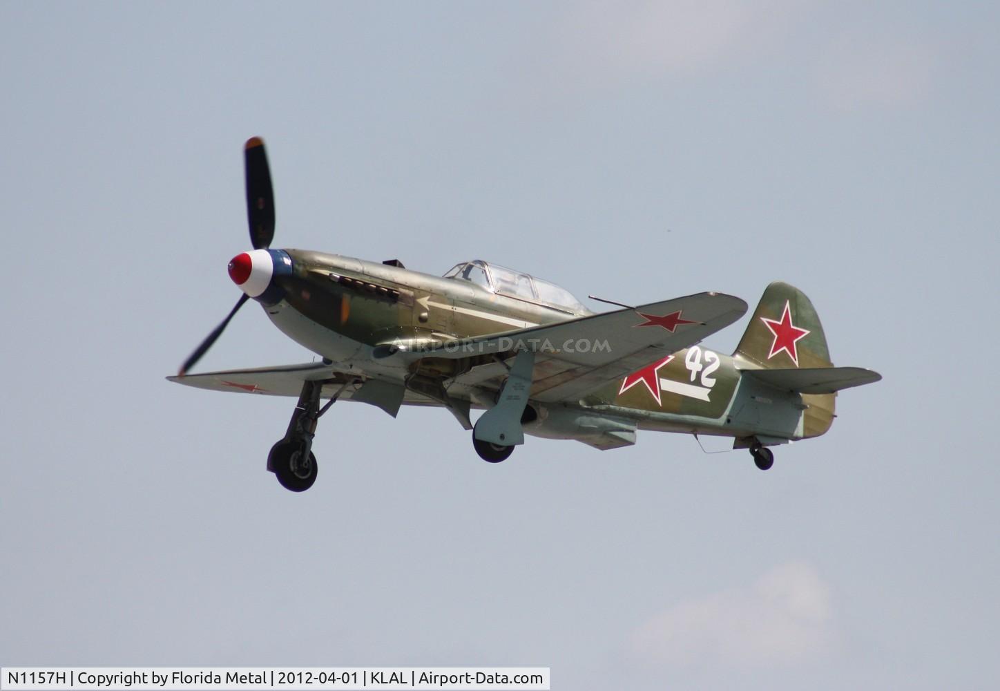 N1157H, 1994 Yakovlev Yak-9U-M C/N 0470402, SNF LAL 2012