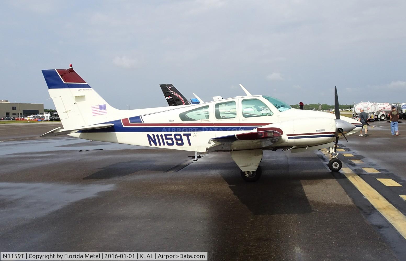 N1159T, 1974 Beech 95-B55 (T42A) Baron C/N TC-1784, SNF LAL 2017