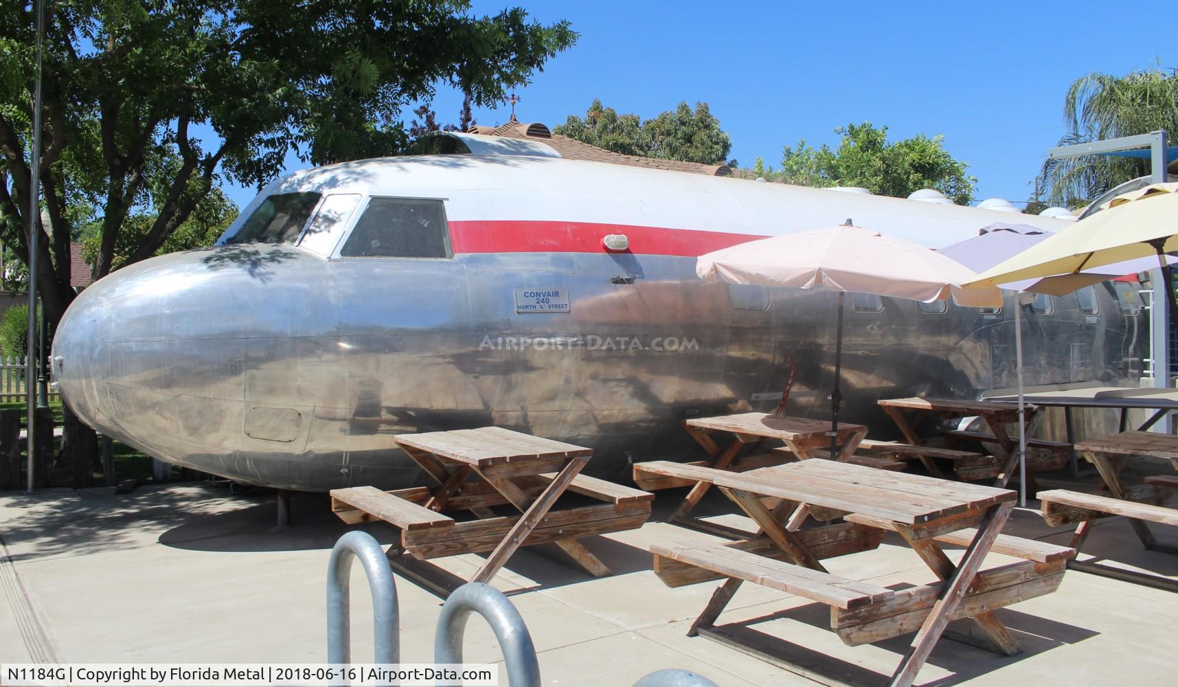 N1184G, Convair 240 C/N 223, Gate Guard Tulare California Restaurant