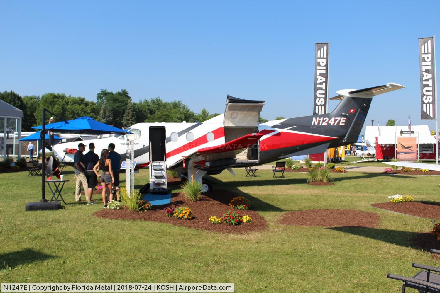 N1247E, 2017 Pilatus PC-12/47E C/N 1762, EAA OSH 2018