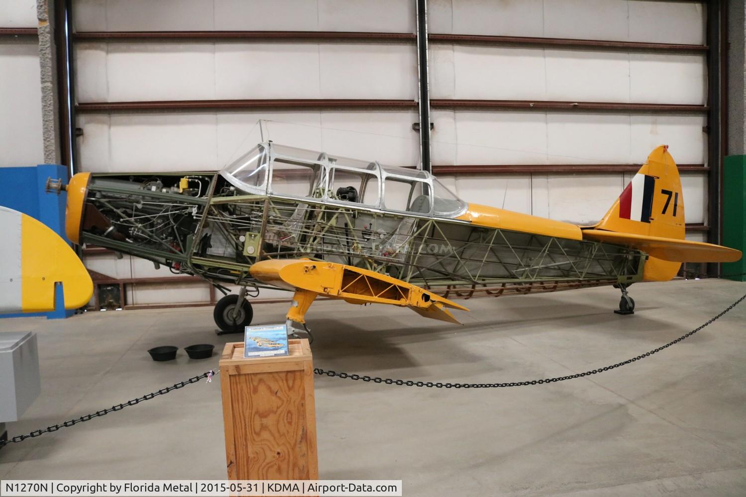N1270N, Fairchild M-62A C/N FC34, PIMA 2015 M-62A