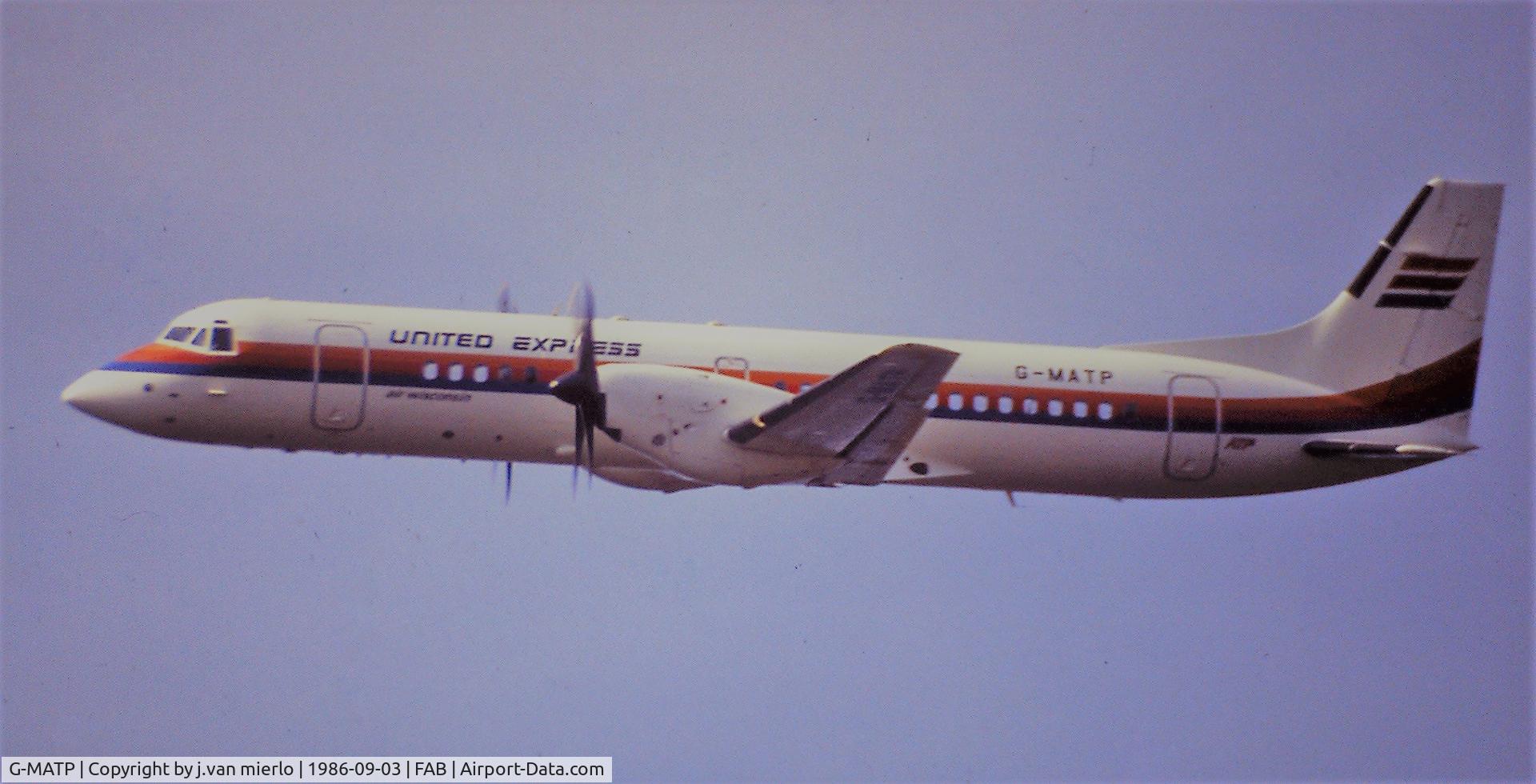 G-MATP, 1986 British Aerospace ATP C/N 2001, scan from slide