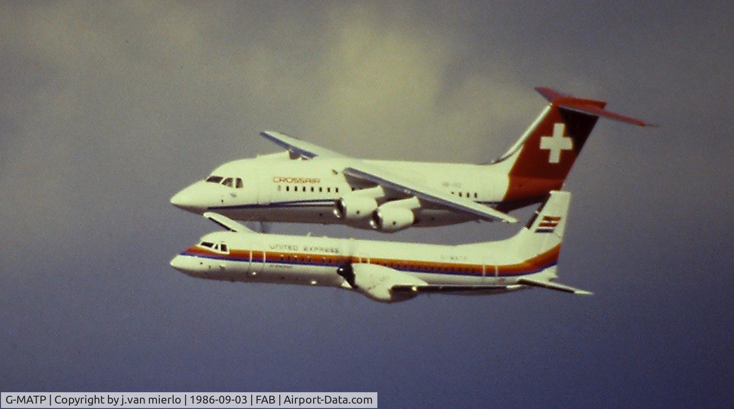 G-MATP, 1986 British Aerospace ATP C/N 2001, scan from slide