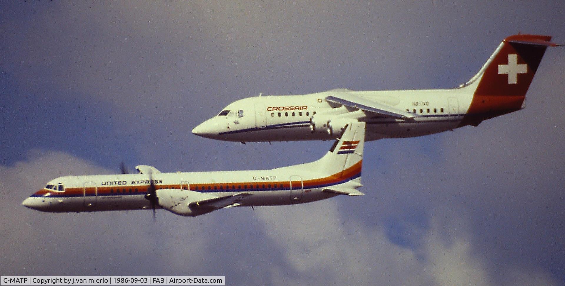 G-MATP, 1986 British Aerospace ATP C/N 2001, scan from slide