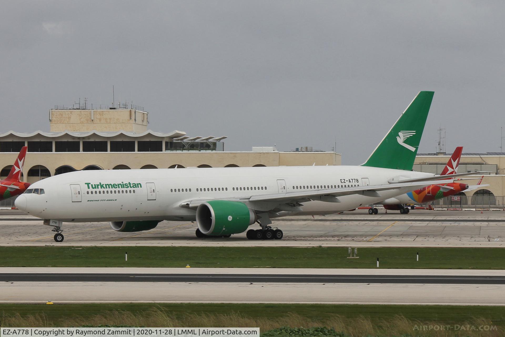 EZ-A778, 2014 Boeing 777-22K/LR C/N 42296, B777 EZ-A778 Turkenistan Airlines