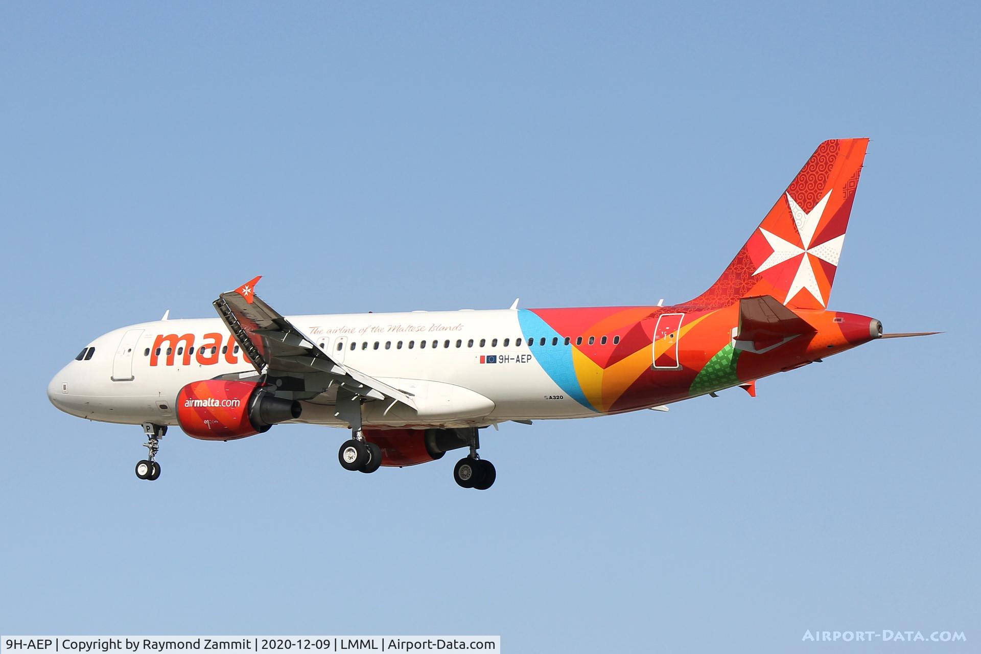 9H-AEP, 2007 Airbus A320-214 C/N 3056, A320 9H-AEP Air Malta