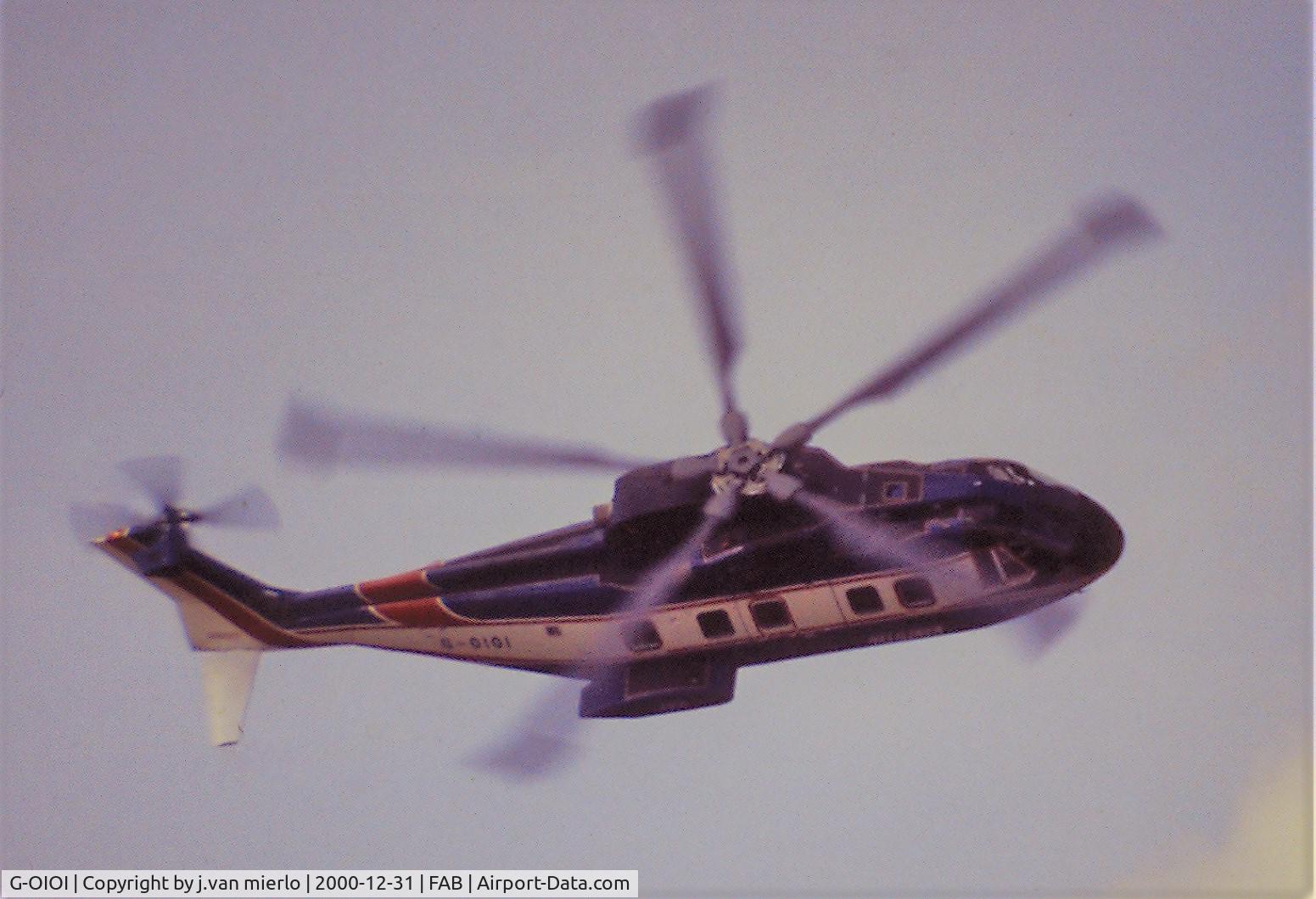G-OIOI, AgustaWestland EH-101 Heliliner C/N 50008/PP8, scan from slide