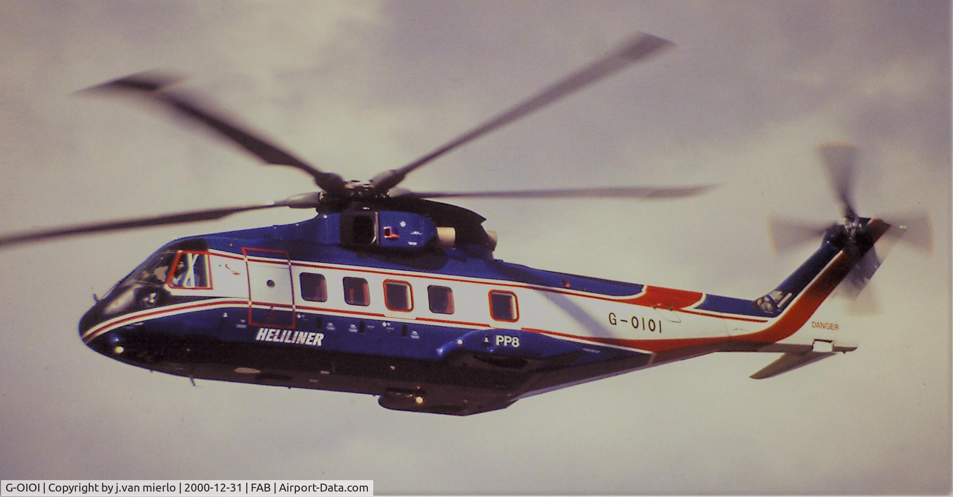 G-OIOI, AgustaWestland EH-101 Heliliner C/N 50008/PP8, scan from slide