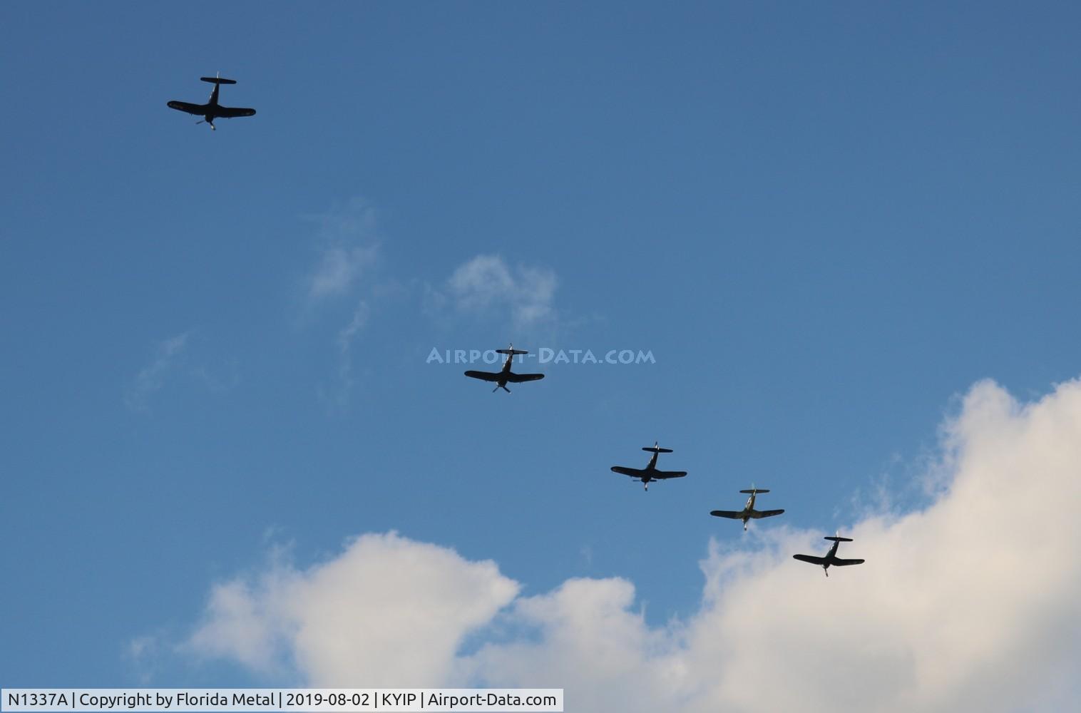 N1337A, 1952 Vought F4U-7 Corsair C/N 977, TOM YIP 2019