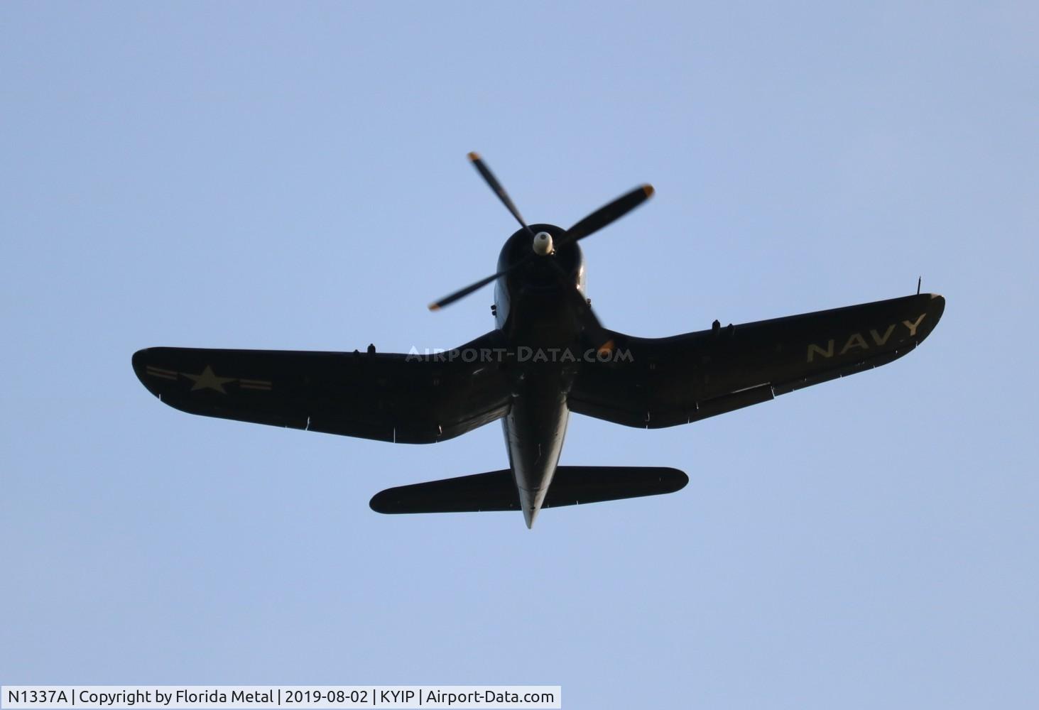N1337A, 1952 Vought F4U-7 Corsair C/N 977, TOM YIP 2019