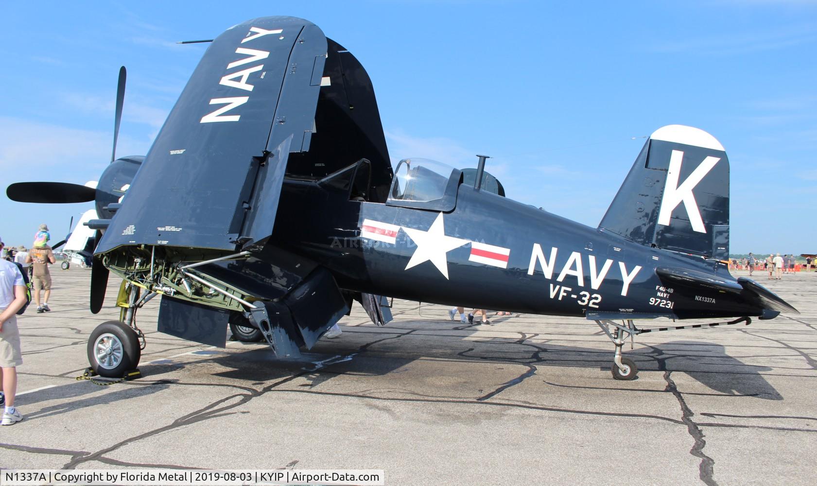 N1337A, 1952 Vought F4U-7 Corsair C/N 977, TOM YIP 2019