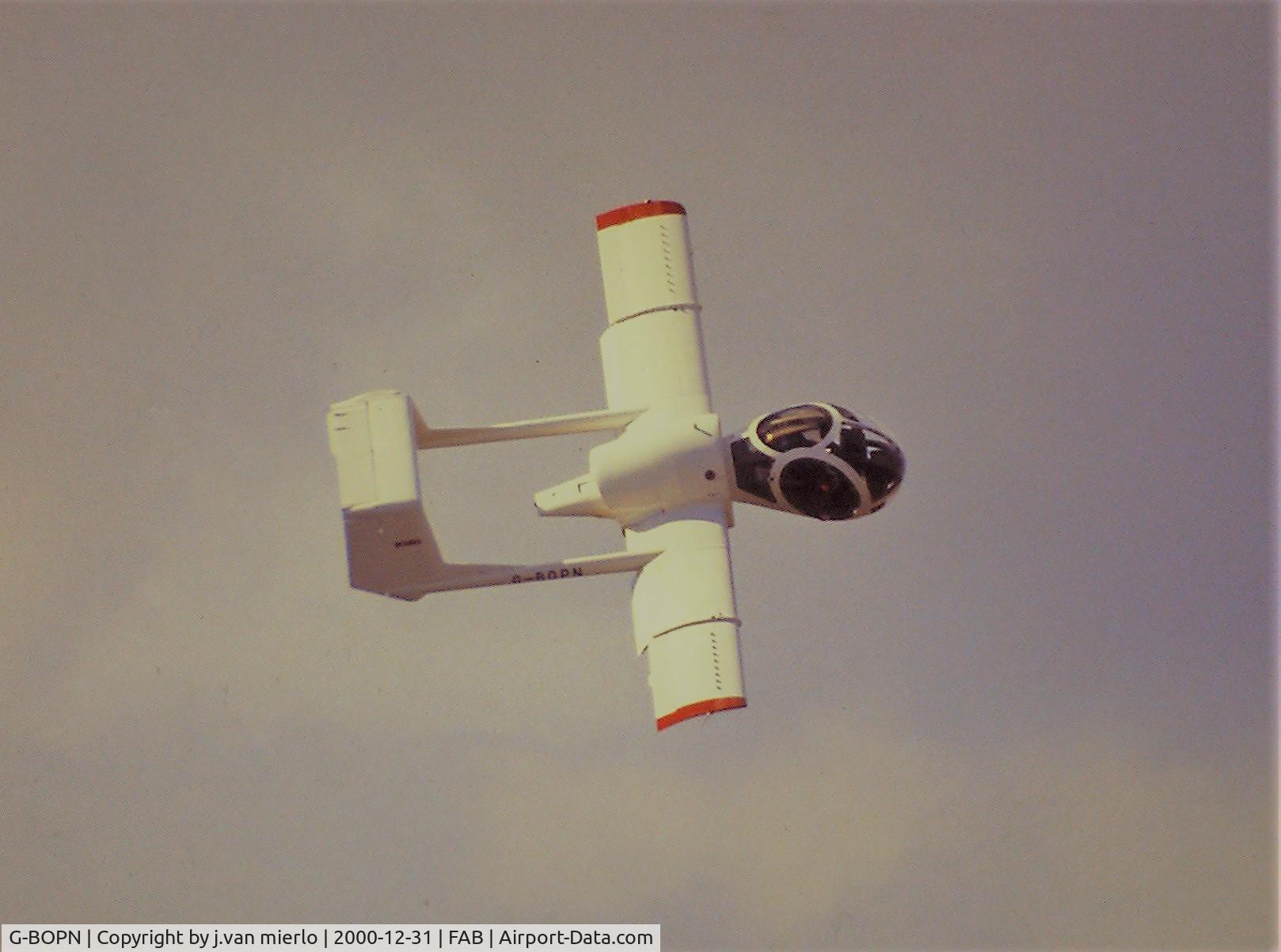 G-BOPN, 1990 Brooklands Aerospace Optica Srs 301 C/N 020, scan from slide
