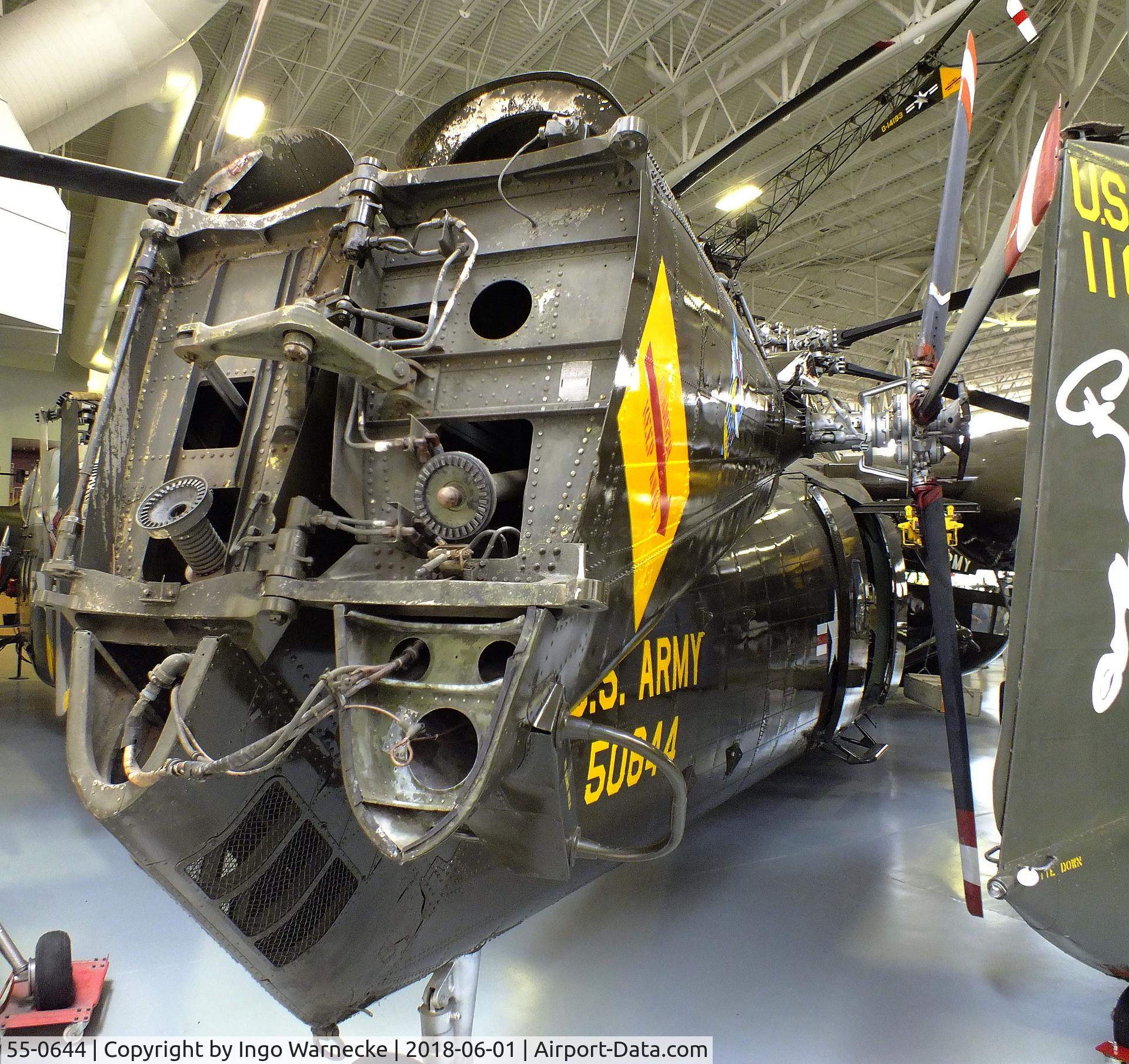 55-0644, 1955 Sikorsky CH-37B Mojave (S-56) C/N 56-031, Sikorsky H-37A-SI Mojave at the US Army Aviation Museum, Ft. Rucker