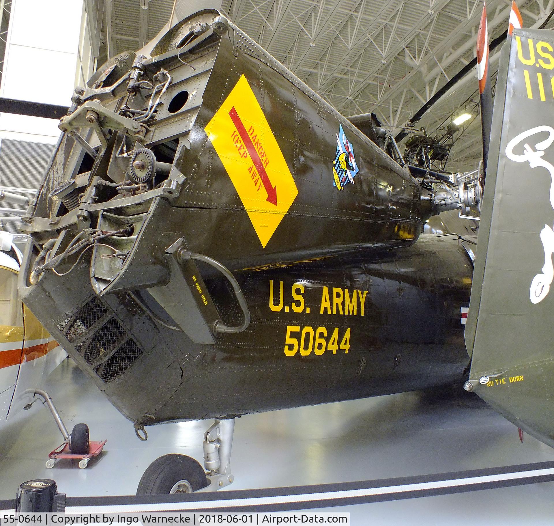 55-0644, 1955 Sikorsky CH-37B Mojave (S-56) C/N 56-031, Sikorsky H-37A-SI Mojave at the US Army Aviation Museum, Ft. Rucker