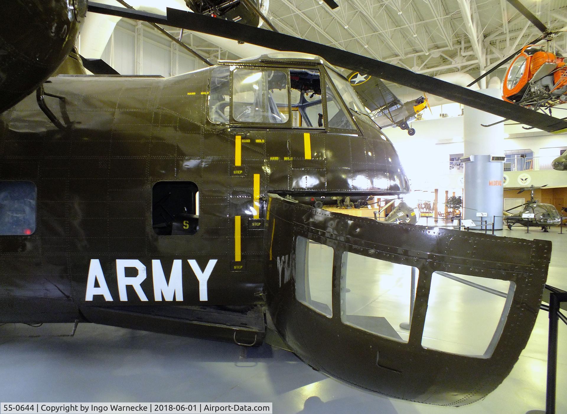 55-0644, 1955 Sikorsky CH-37B Mojave (S-56) C/N 56-031, Sikorsky H-37A-SI Mojave at the US Army Aviation Museum, Ft. Rucker