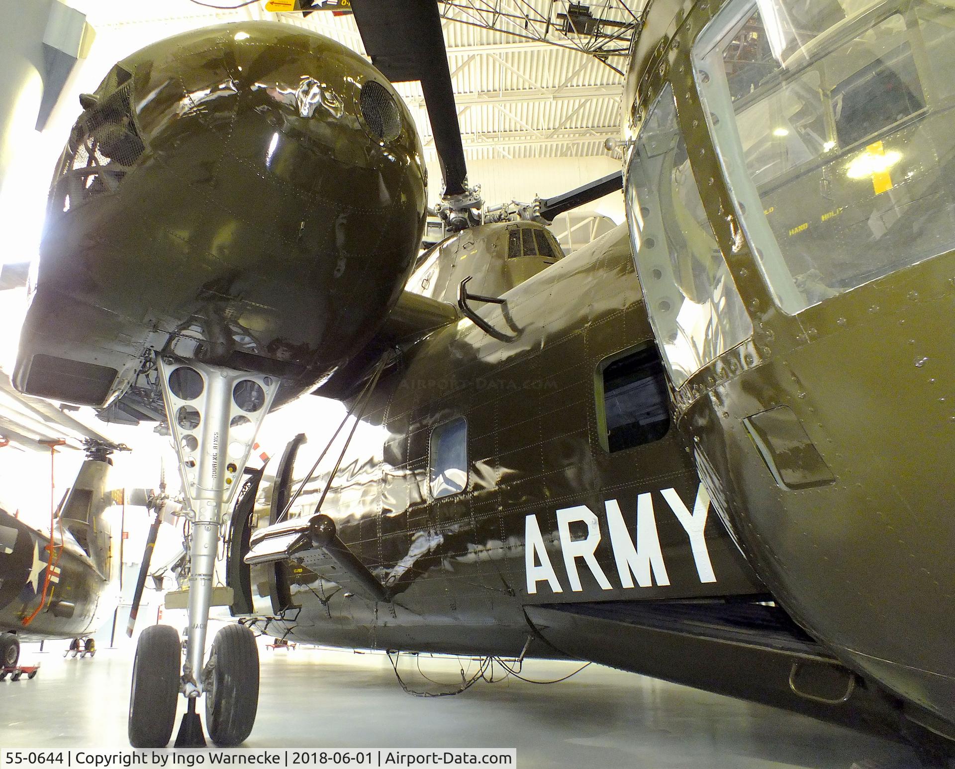 55-0644, 1955 Sikorsky CH-37B Mojave (S-56) C/N 56-031, Sikorsky H-37A-SI Mojave at the US Army Aviation Museum, Ft. Rucker