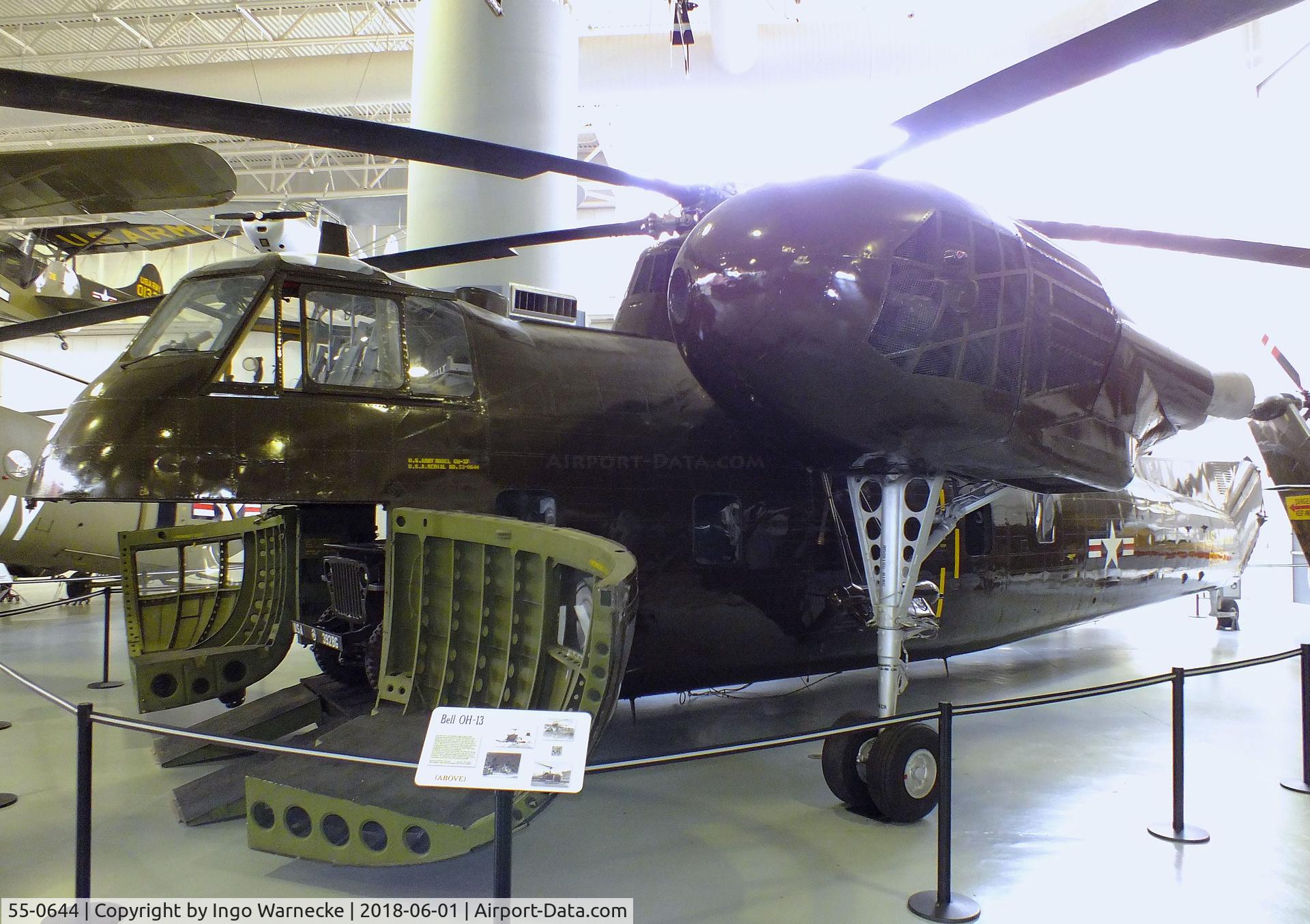 55-0644, 1955 Sikorsky CH-37B Mojave (S-56) C/N 56-031, Sikorsky H-37A-SI Mojave at the US Army Aviation Museum, Ft. Rucker