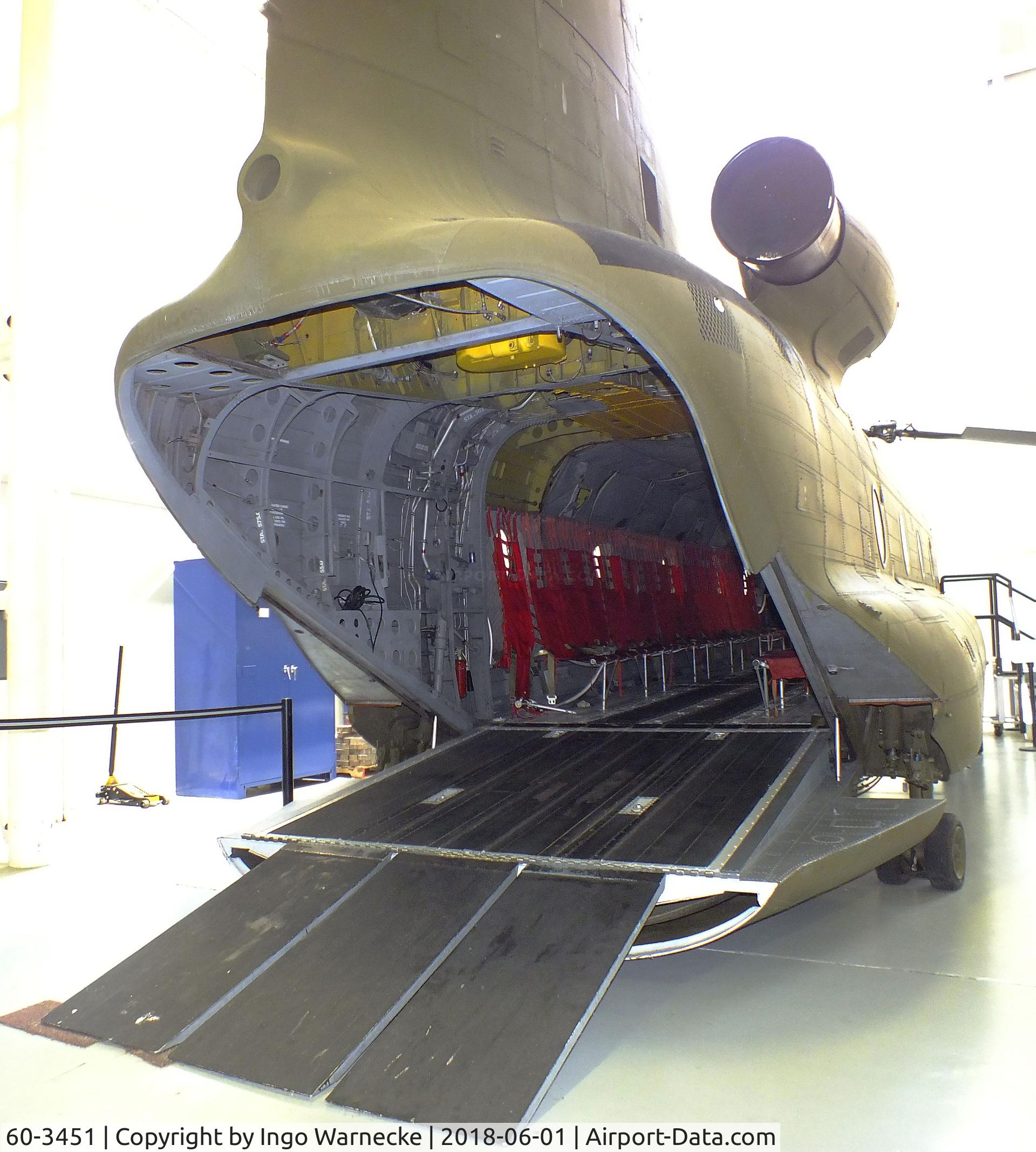 60-3451, 1961 Boeing Vertol CH-47A Chinook C/N B.010, Boeing Vertol CH-47A Chinook at the US Army Aviation Museum, Ft. Rucker