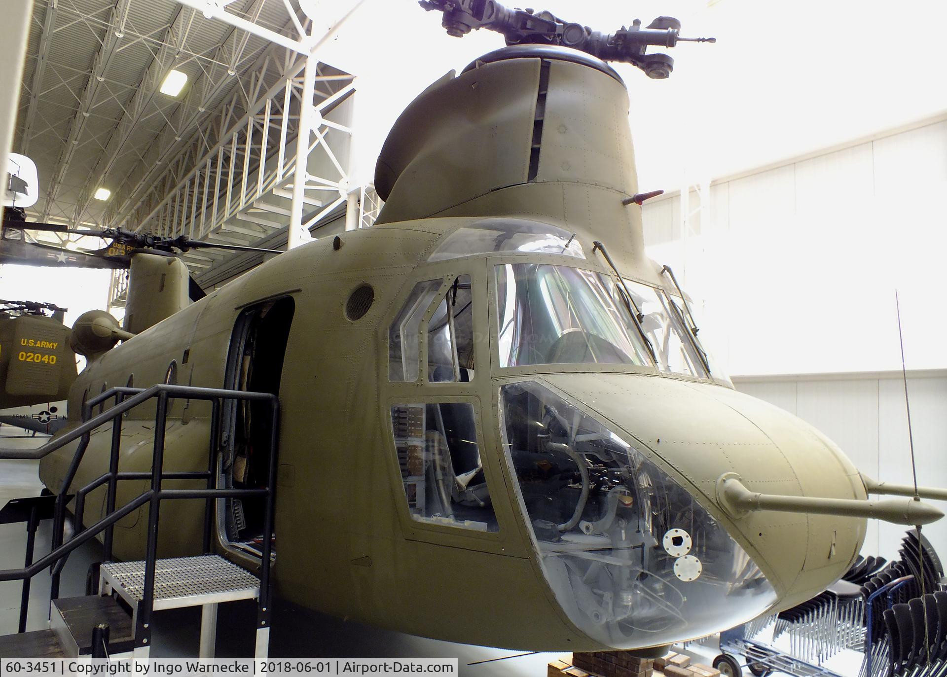 60-3451, 1961 Boeing Vertol CH-47A Chinook C/N B.010, Boeing Vertol CH-47A Chinook at the US Army Aviation Museum, Ft. Rucker