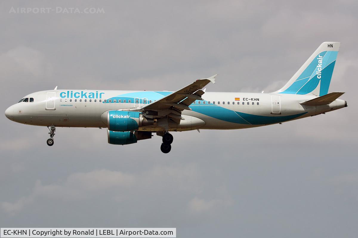 EC-KHN, 2007 Airbus A320-216 C/N 3203, at el prat