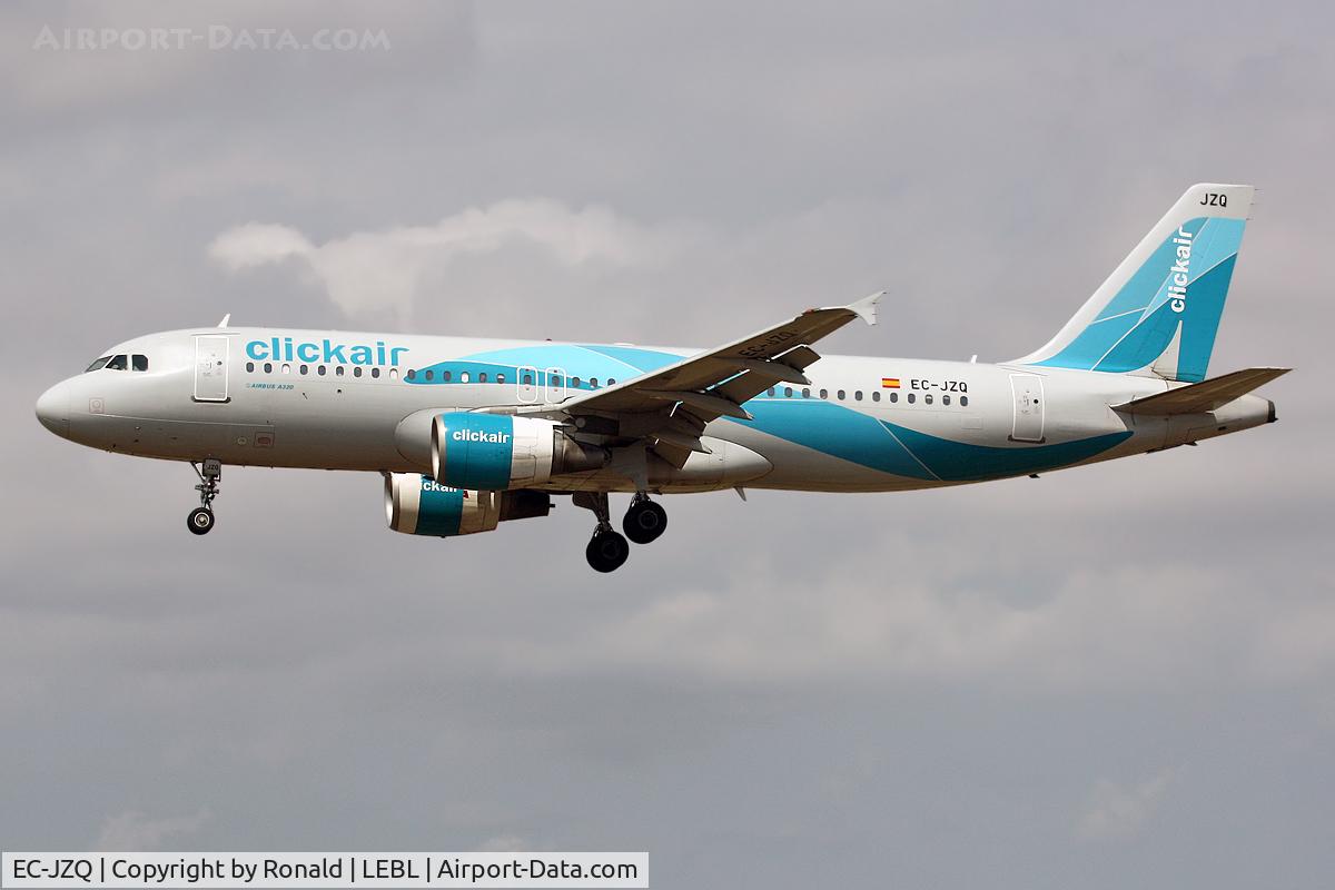 EC-JZQ, 1999 Airbus A320-214 C/N 992, at el prat