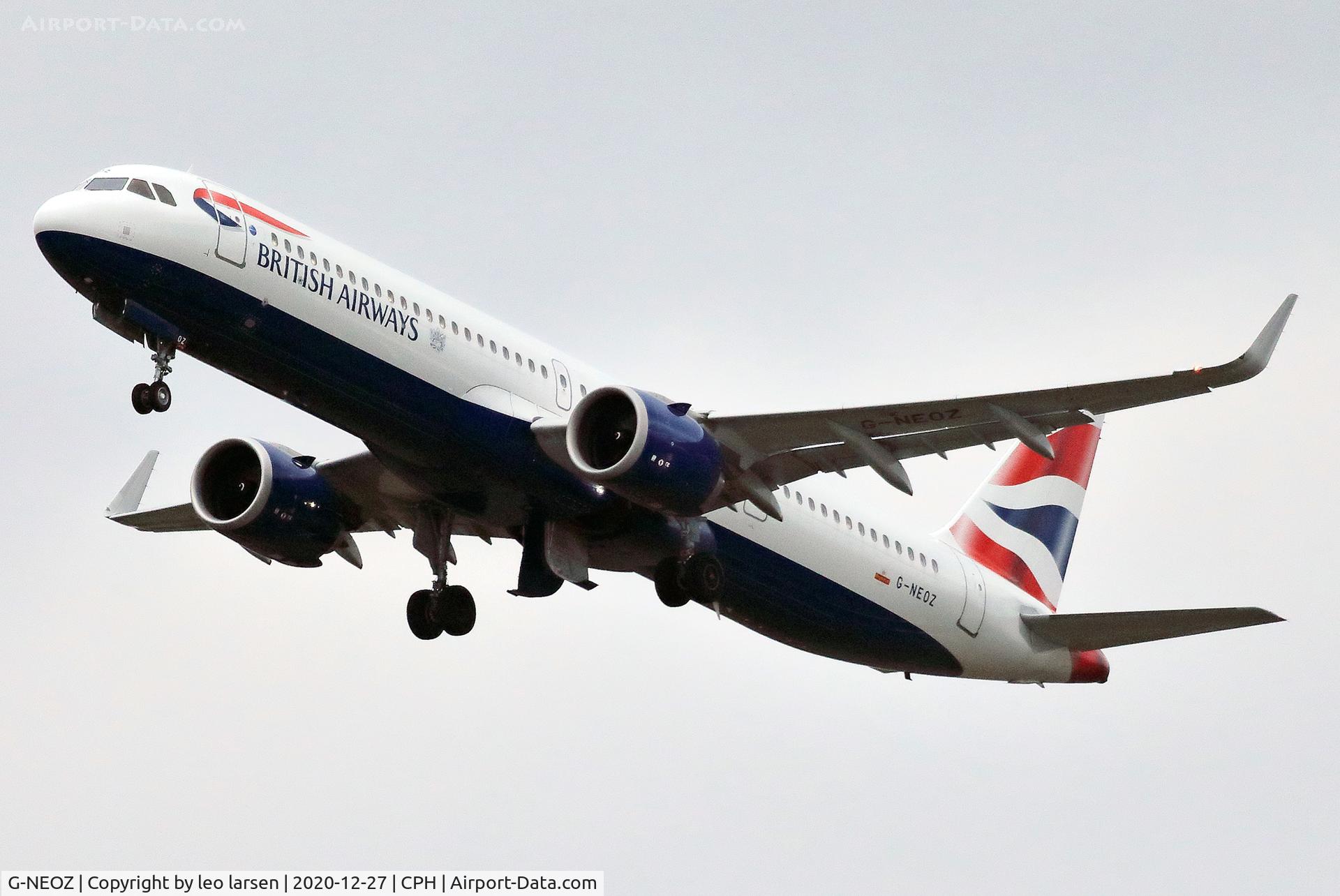G-NEOZ, 2020 Airbus A321-251NX C/N 9123, Copenhagen 27.12.2020
