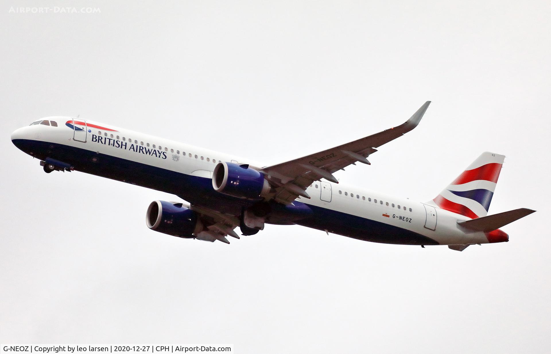 G-NEOZ, 2020 Airbus A321-251NX C/N 9123, Copenhagen 27.12.2020
