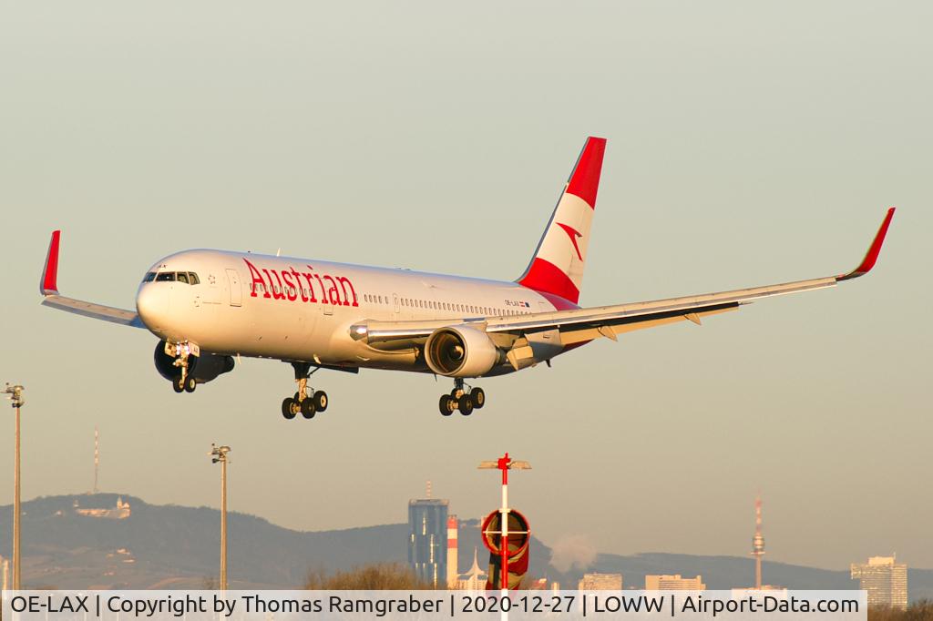 OE-LAX, 1992 Boeing 767-3Z9/ER C/N 27095, Austrian Airlines Boeing 767-300ER