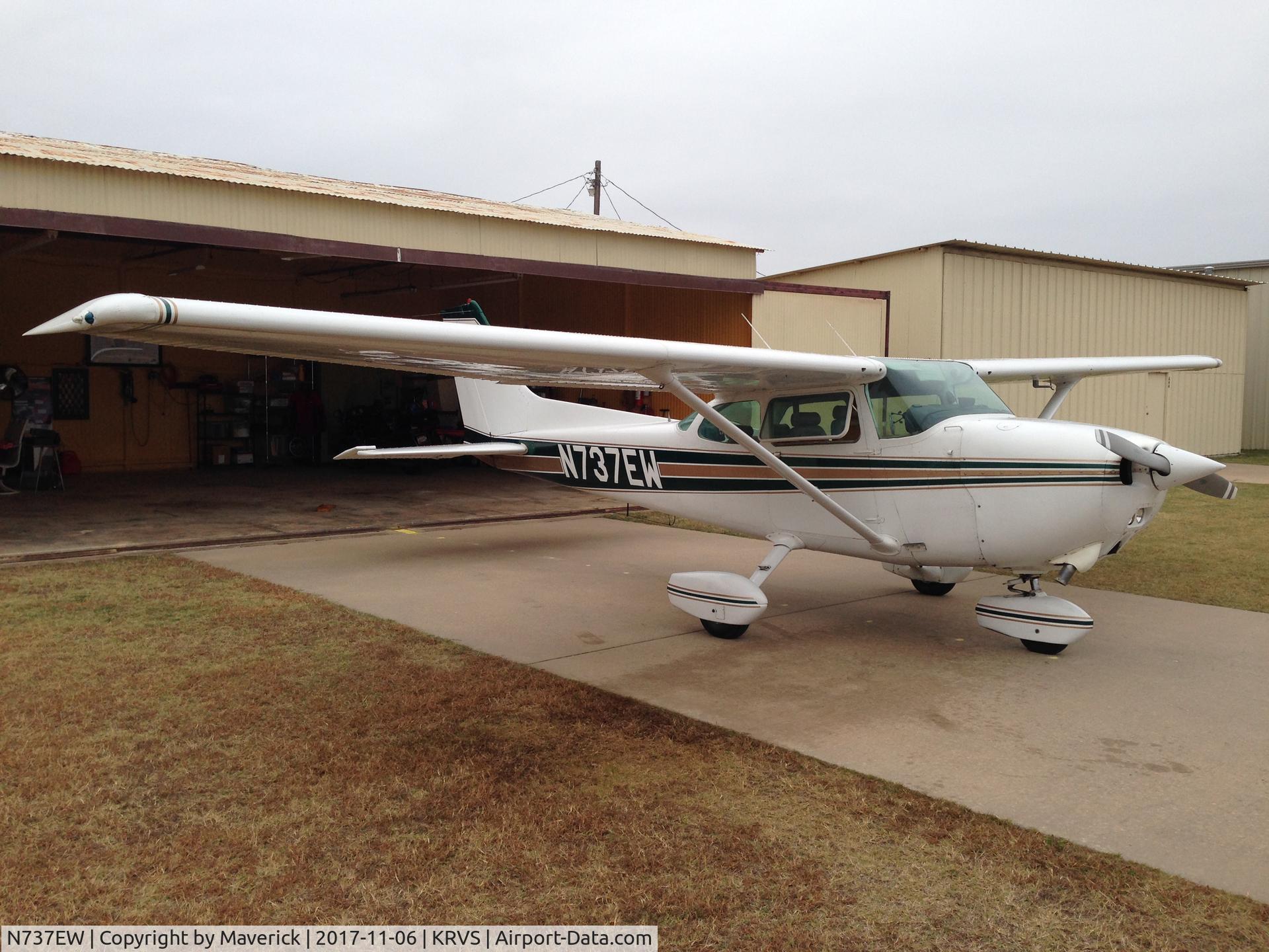 N737EW, 1977 Cessna 172N C/N 17269370, with Airplains 180hp engine.