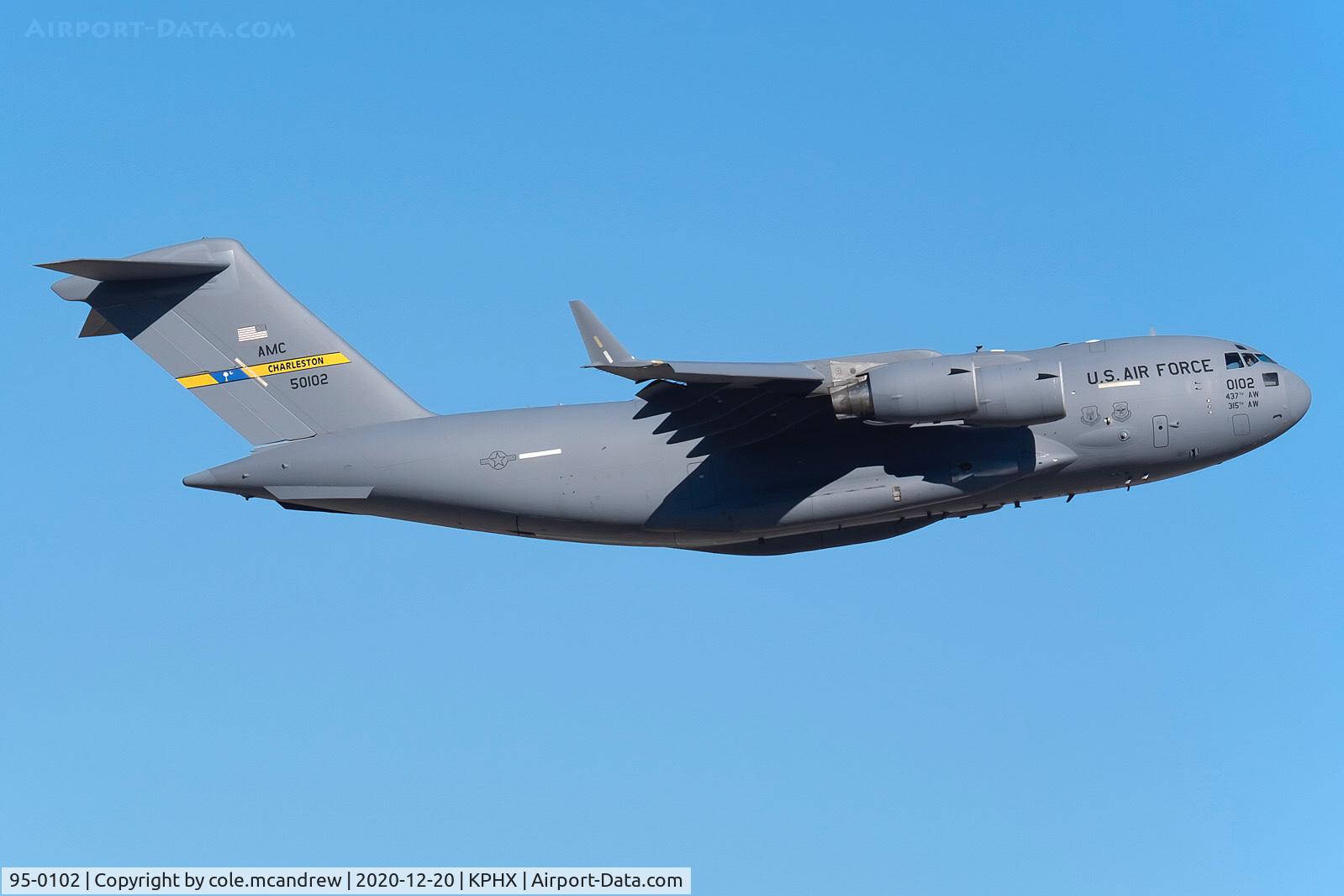 95-0102, 1995 McDonnell Douglas C-17A Globemaster III C/N P-27, VOLT14