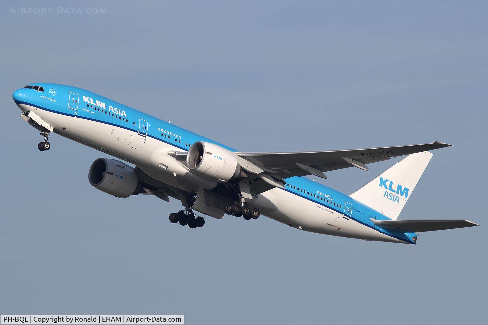PH-BQL, 2006 Boeing 777-206/ER C/N 34711, at spl