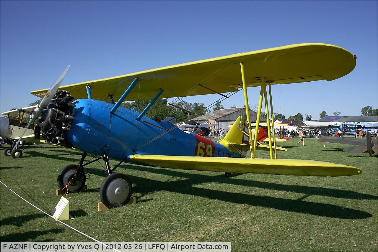 F-AZNF, Naval Aircraft Factory N3N-3 C/N 2909, Naval Aircraft Factory N3N-3, Static display, La Ferte-Alais Airfield (LFFQ) Air Show 2012