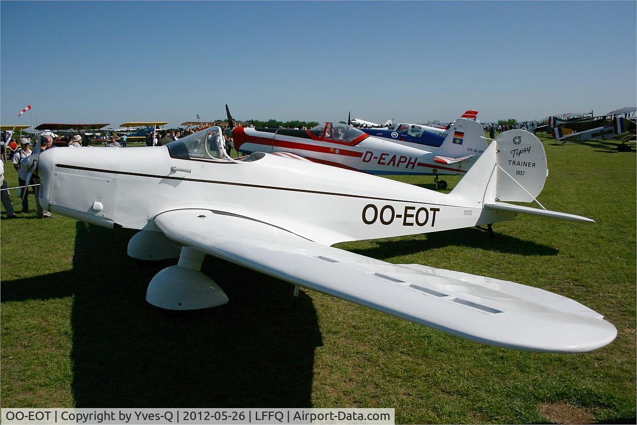 OO-EOT, 1937 Avions Fairey Tipsy B C/N 18, Fairey Tipsy B, Static display, La Ferté-Alais airfield (LFFQ) Airshow 2012