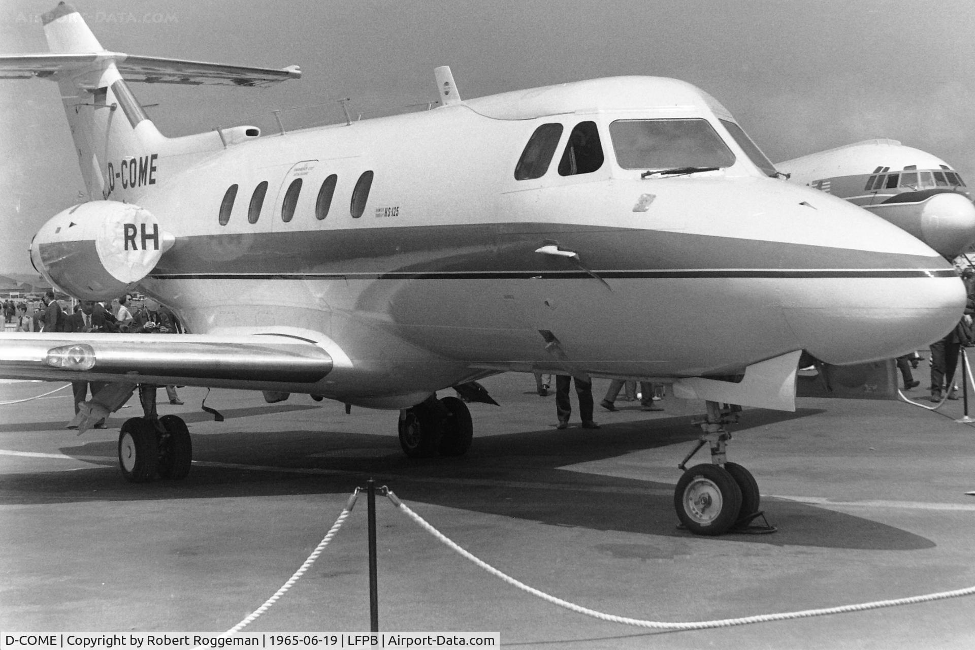 D-COME, 1966 Hawker Siddeley HS.125 Series 1B C/N 25025, PARIS AIRSHOW.