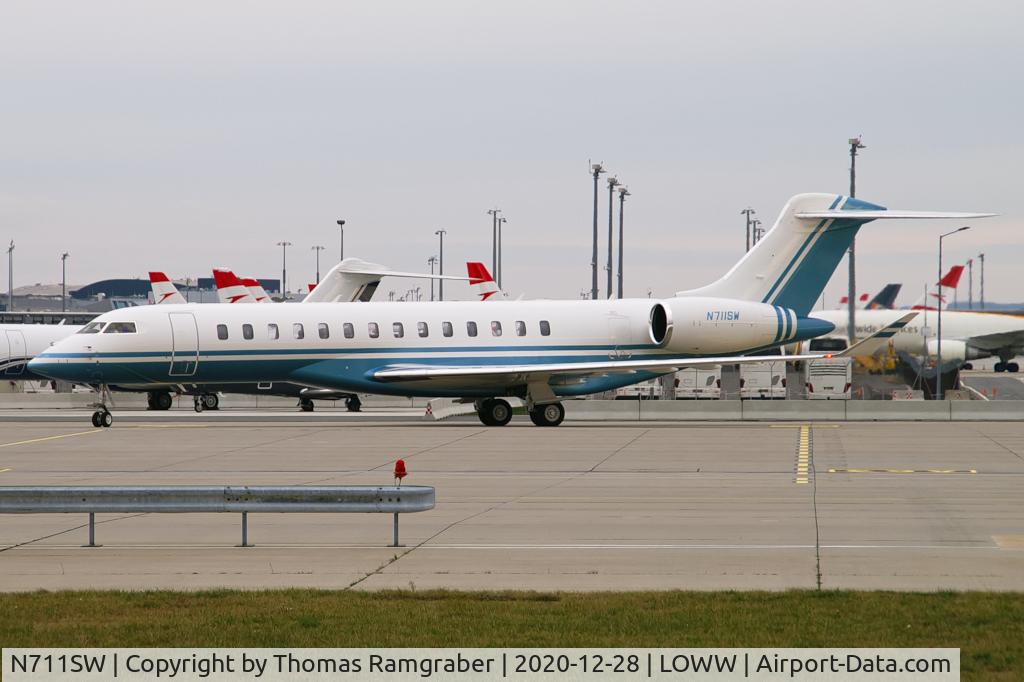 N711SW, 2019 Bombardier BD-700-2A12 Global 7500 C/N 70016, private Bombardier Global 7500