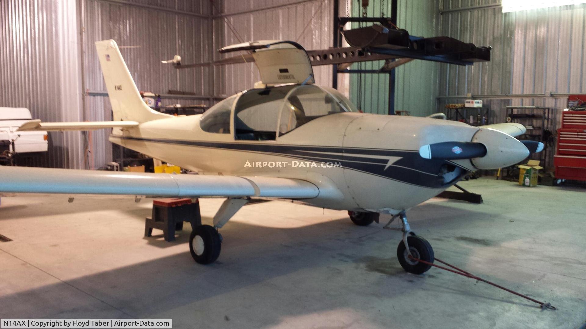 N14AX, 1983 Alon X-A4 C/N 001, IN THE HANGAR