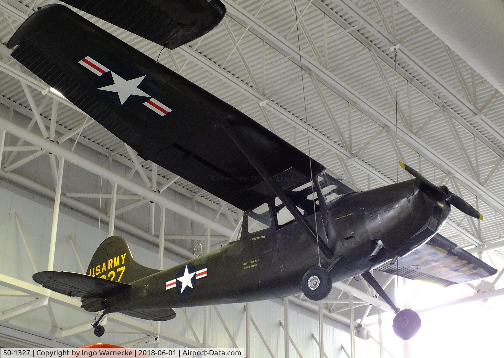 50-1327, 1950 Cessna O-1A Bird Dog C/N 21001, Cessna O-1A Bird Dog at the US Army Aviation Museum, Ft. Rucker