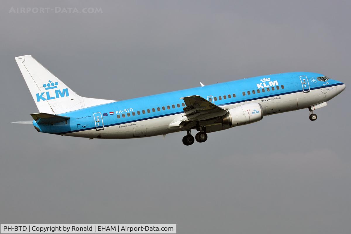 PH-BTD, 1992 Boeing 737-306 C/N 27420, at spl